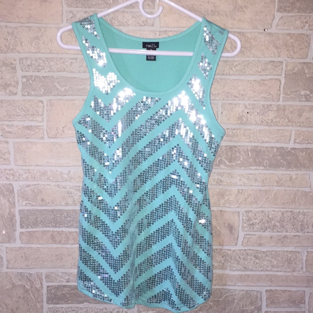 ✅Rue 21 Sequin Tank